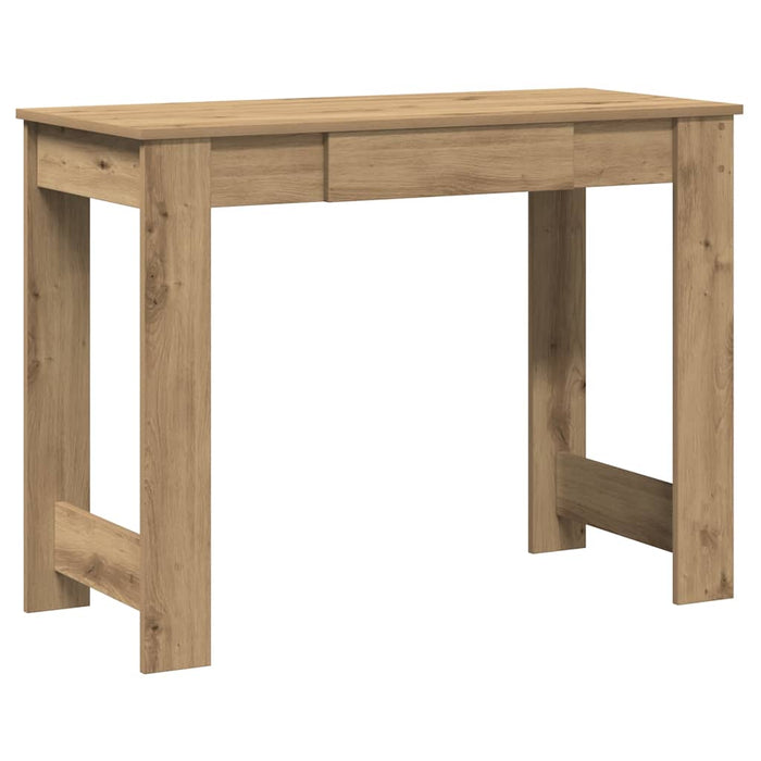 Birou, stejar artizanal, 100x45x75 cm, lemn prelucrat - WALTI WALTI