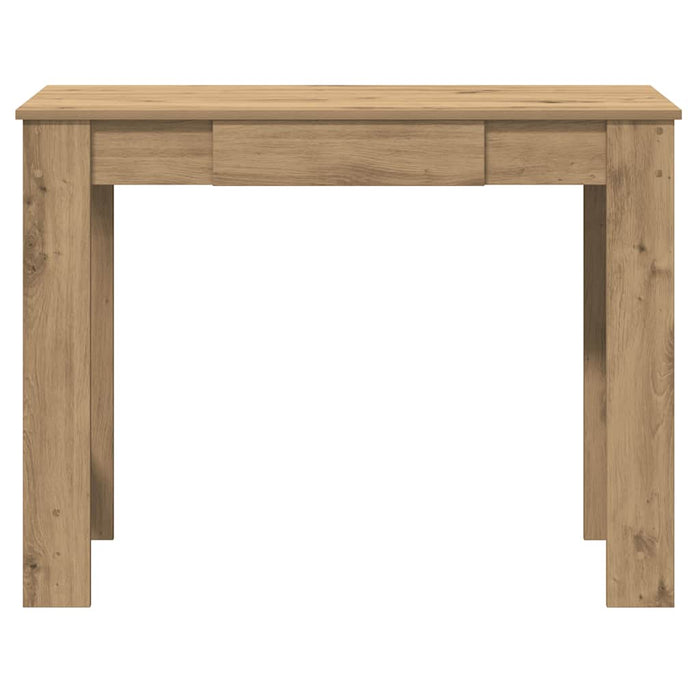 Birou, stejar artizanal, 100x45x75 cm, lemn prelucrat - WALTI WALTI