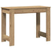 Birou, stejar artizanal, 100x45x75 cm, lemn prelucrat - WALTI WALTI