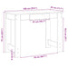 Birou, stejar artizanal, 100x45x75 cm, lemn prelucrat - WALTI WALTI