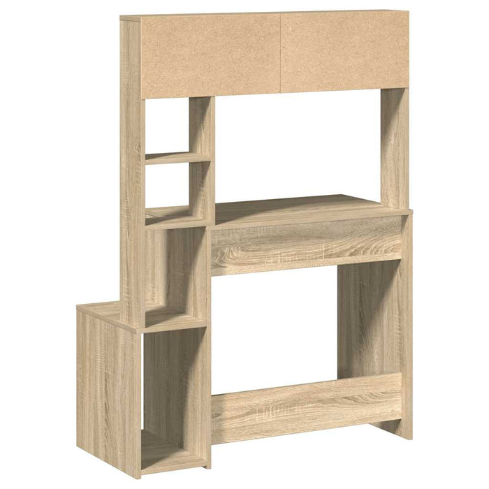 Birou cu rafturi, stejar sonoma, 100x45x140 cm, lemn compozit - WALTI WALTI