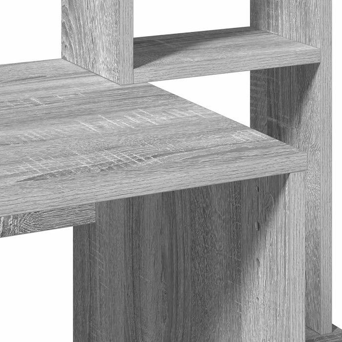 Birou cu rafturi, gri sonoma, 100x45x140 cm, lemn compozit - WALTI WALTI