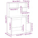 Birou cu rafturi, gri sonoma, 100x45x140 cm, lemn compozit - WALTI WALTI