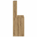 Birou cu rafturi stejar artizanal 100x45x140 cm, lemn prelucrat - WALTI WALTI