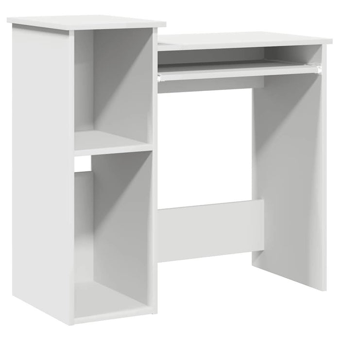 Birou cu rafturi, alb, 84x40x78 cm, PAL - WALTI WALTI