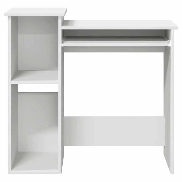 Birou cu rafturi, alb, 84x40x78 cm, PAL - WALTI WALTI