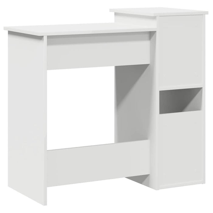 Birou cu rafturi, alb, 84x40x78 cm, PAL - WALTI WALTI