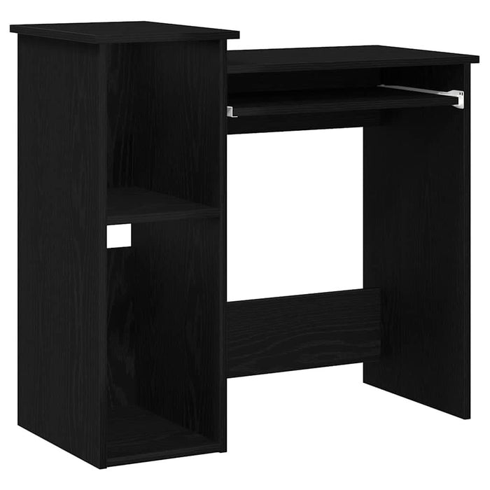 Birou cu rafturi, negru, 84x40x78 cm, PAL - WALTI WALTI
