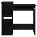 Birou cu rafturi, negru, 84x40x78 cm, PAL - WALTI WALTI