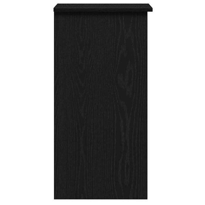 Birou cu rafturi, negru, 84x40x78 cm, PAL - WALTI WALTI