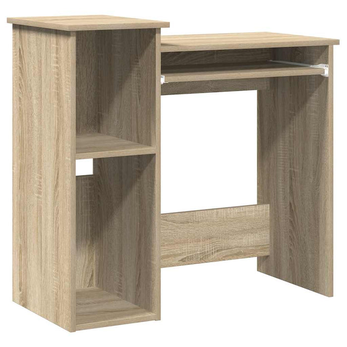 Birou cu rafturi, stejar sonoma, 84x40x78 cm, PAL - WALTI WALTI