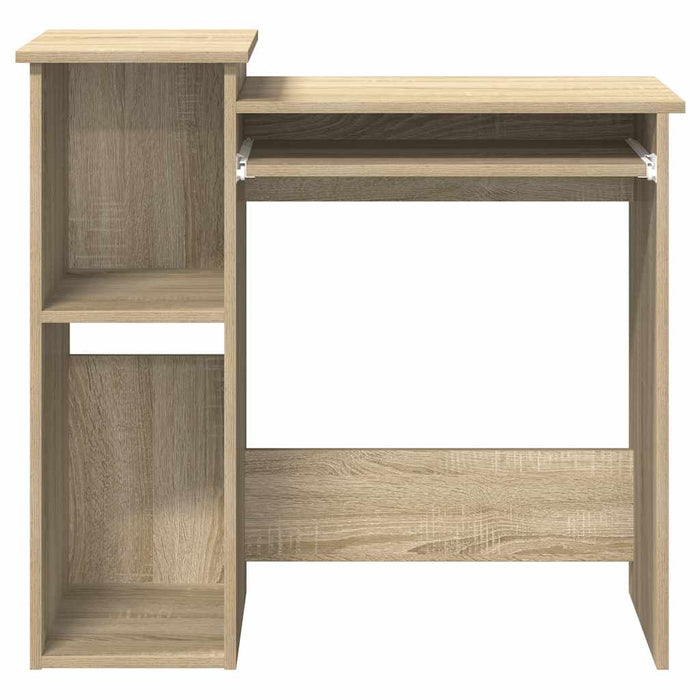 Birou cu rafturi, stejar sonoma, 84x40x78 cm, PAL - WALTI WALTI