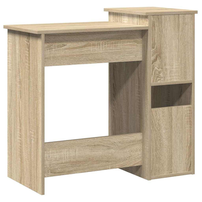 Birou cu rafturi, stejar sonoma, 84x40x78 cm, PAL - WALTI WALTI