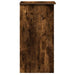 Birou cu rafturi, stejar fumuriu, 84x40x78 cm, lemn compozit - WALTI WALTI