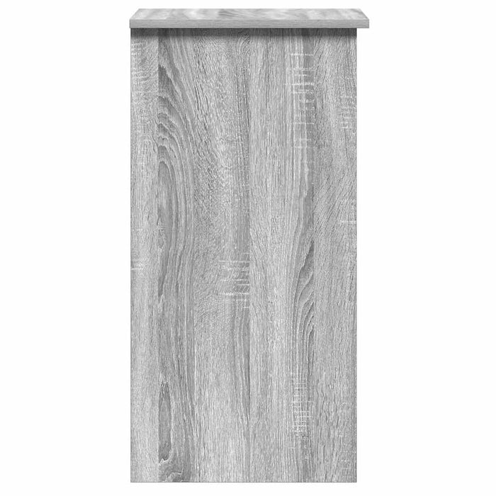 Birou cu rafturi, gri sonoma, 84x40x78 cm, lemn compozit - WALTI WALTI