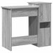 Birou cu rafturi, gri sonoma, 84x40x78 cm, lemn compozit - WALTI WALTI