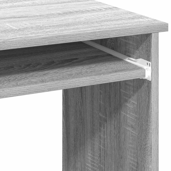 Birou cu rafturi, gri sonoma, 84x40x78 cm, lemn compozit - WALTI WALTI