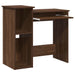 Birou cu rafturi, stejar maro, 84x40x78 cm, lemn compozit - WALTI WALTI