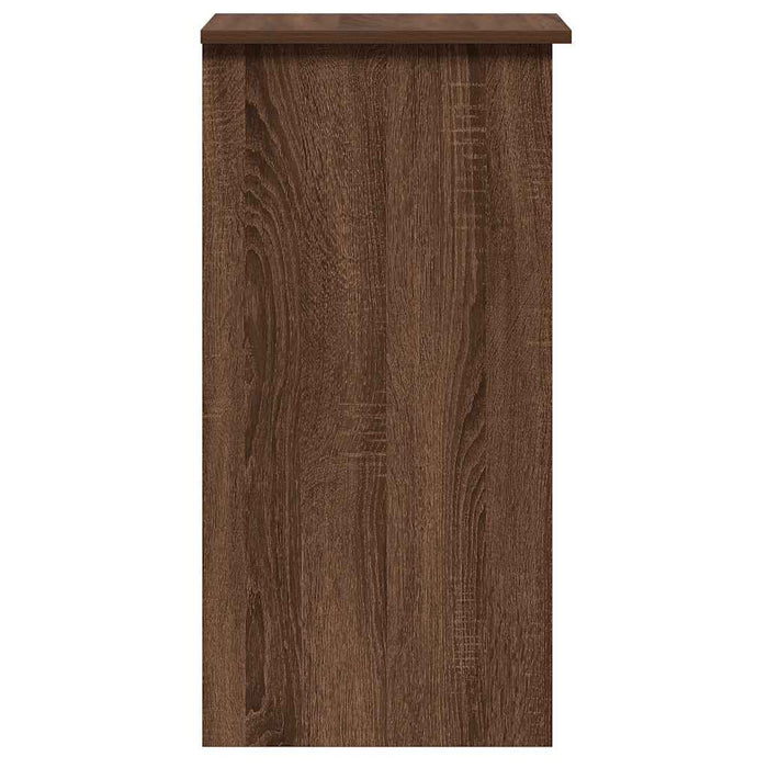 Birou cu rafturi, stejar maro, 84x40x78 cm, lemn compozit - WALTI WALTI
