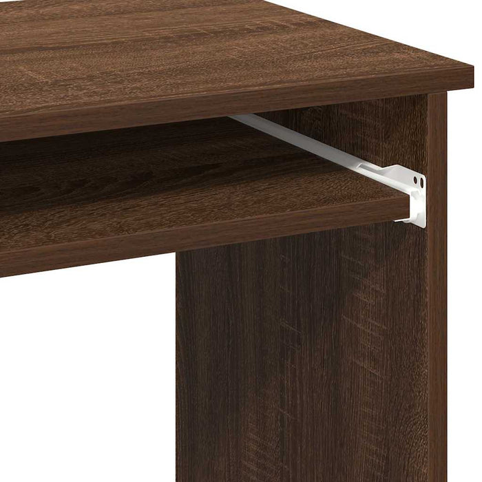 Birou cu rafturi, stejar maro, 84x40x78 cm, lemn compozit - WALTI WALTI
