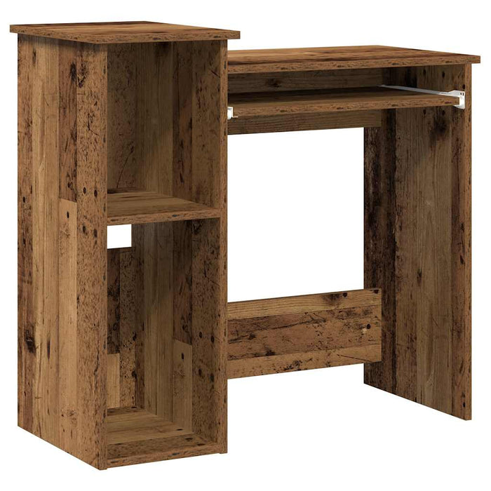 Birou cu rafturi, lemn vechi, 84x40x78 cm, lemn prelucrat - WALTI WALTI