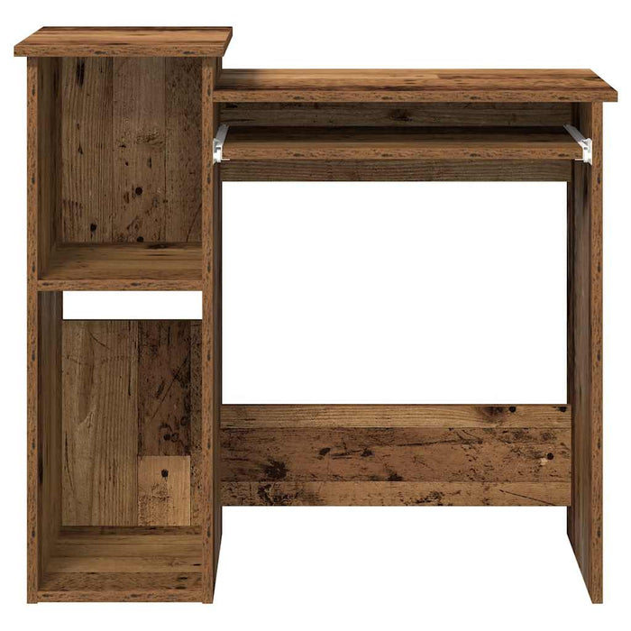 Birou cu rafturi, lemn vechi, 84x40x78 cm, lemn prelucrat - WALTI WALTI