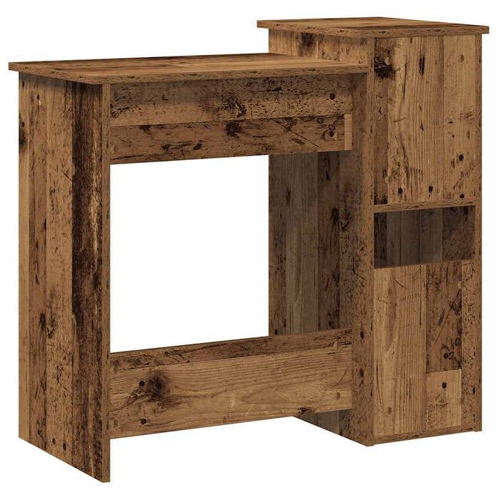 Birou cu rafturi, lemn vechi, 84x40x78 cm, lemn prelucrat - WALTI WALTI