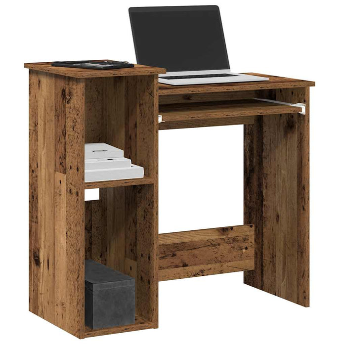 Birou cu rafturi, lemn vechi, 84x40x78 cm, lemn prelucrat - WALTI WALTI