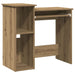 Birou cu rafturi stejar artizanal 84x40x78 cm, lemn prelucrat - WALTI WALTI