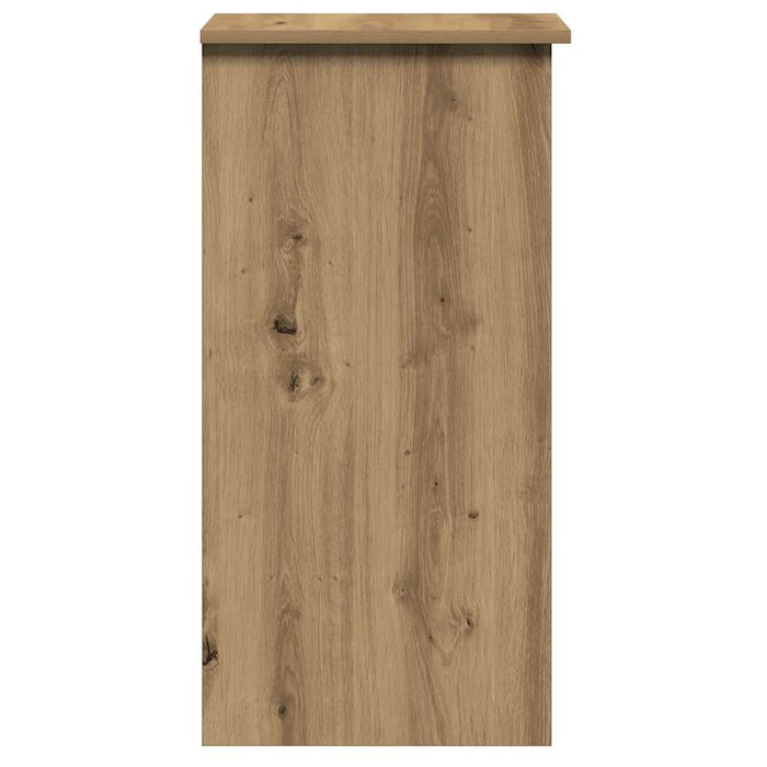 Birou cu rafturi stejar artizanal 84x40x78 cm, lemn prelucrat - WALTI WALTI