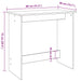 Birou, gri beton, 80 x 40 x 75 cm, PAL - WALTI WALTI