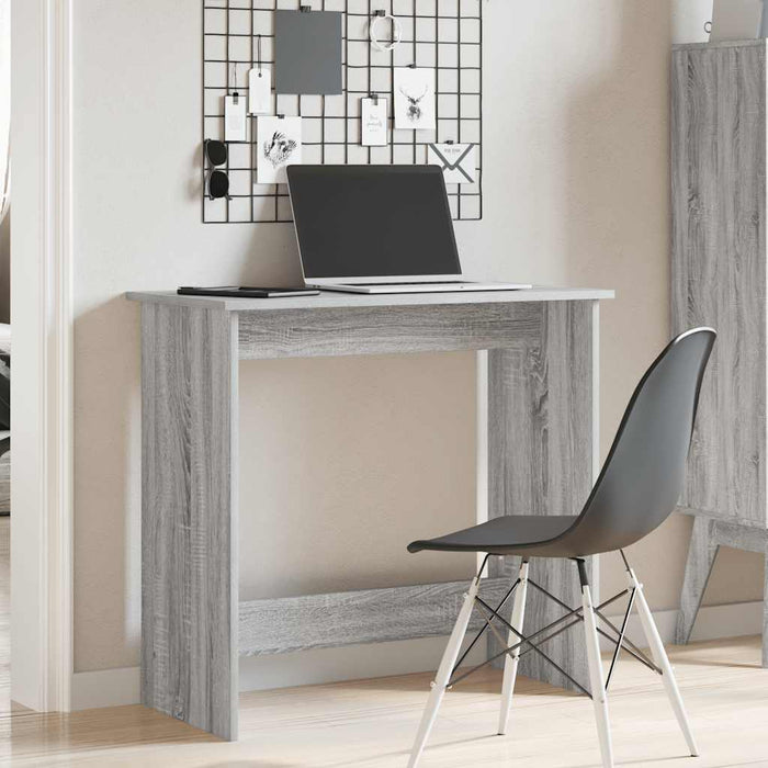 Birou Gri Sonoma 80x40x75 cm lemn prelucrat - WALTI WALTI