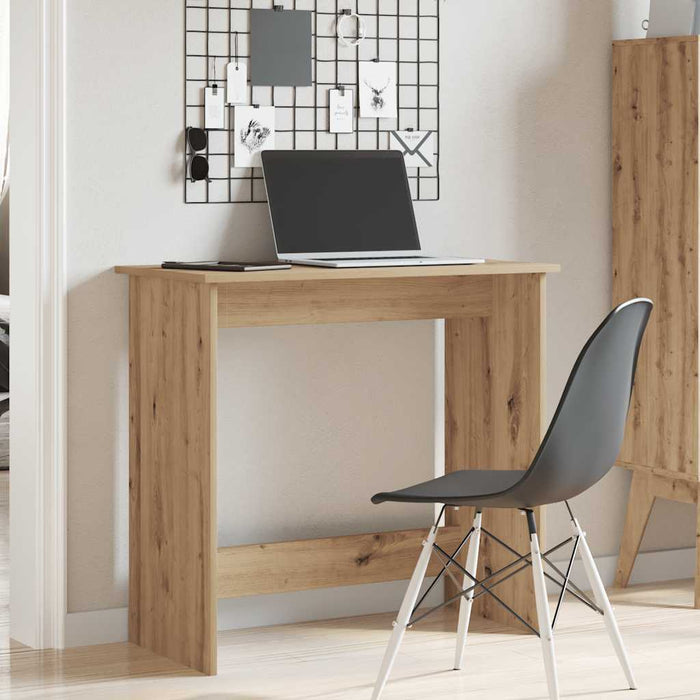 Birou, stejar artizanal, 80x40x75 cm, lemn prelucrat - WALTI WALTI