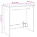 Birou, stejar artizanal, 80x40x75 cm, lemn prelucrat - WALTI WALTI