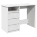 Birou, alb, 102x50x75 cm, lemn prelucrat - WALTI WALTI