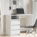 Birou, alb, 102x50x75 cm, lemn prelucrat - WALTI WALTI