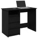Birou, negru, 102x50x75 cm, lemn prelucrat - WALTI WALTI