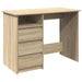 Birou, stejar sonoma, 102x50x75 cm, lemn compozit - WALTI WALTI