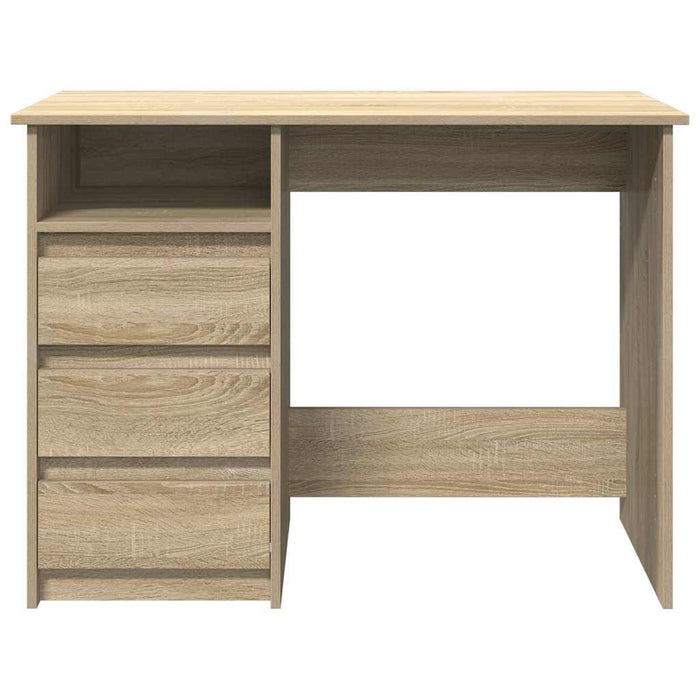 Birou, stejar sonoma, 102x50x75 cm, lemn compozit - WALTI WALTI