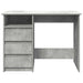 Birou, gri beton, 102x50x75 cm, lemn compozit - WALTI WALTI
