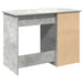 Birou, gri beton, 102x50x75 cm, lemn compozit - WALTI WALTI