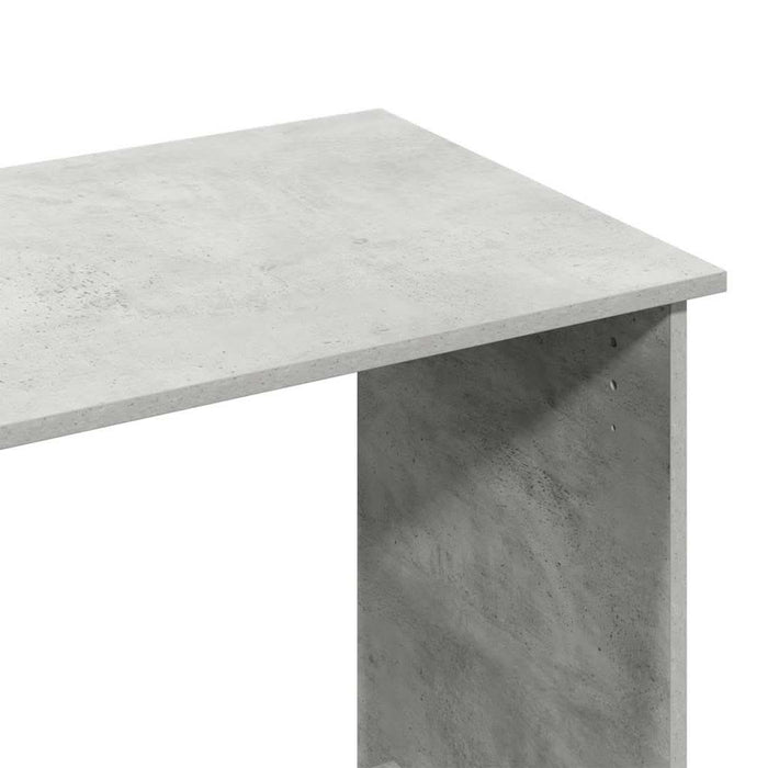 Birou, gri beton, 102x50x75 cm, lemn compozit - WALTI WALTI