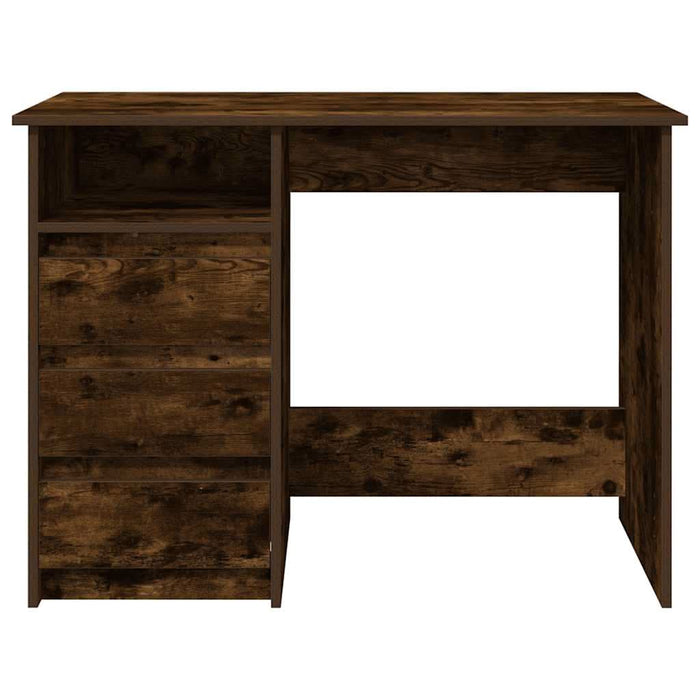 Birou, stejar afumat, 102x50x75 cm, lemn compozit - WALTI WALTI