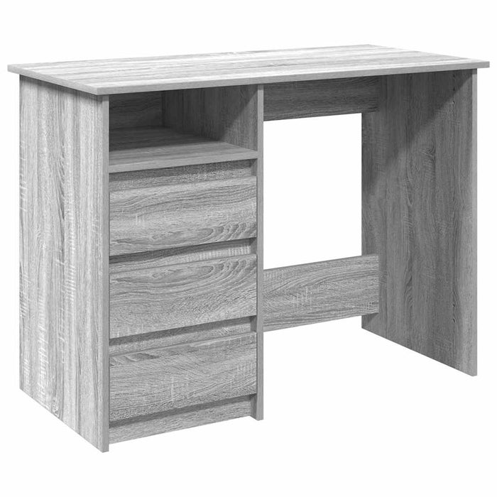 Birou, gri sonoma, 102x50x75 cm, lemn compozit - WALTI WALTI