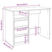 Birou din lemn vechi 102x50x75 cm din lemn prelucrat - WALTI WALTI