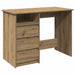 Birou, stejar artizanal, 102x50x75 cm, lemn compozit - WALTI WALTI