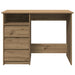 Birou, stejar artizanal, 102x50x75 cm, lemn compozit - WALTI WALTI