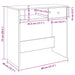 Birou, gri beton, 80 x 40 x 75 cm, PAL - WALTI WALTI