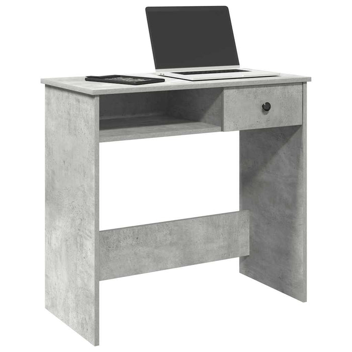 Birou, gri beton, 80 x 40 x 75 cm, PAL - WALTI WALTI