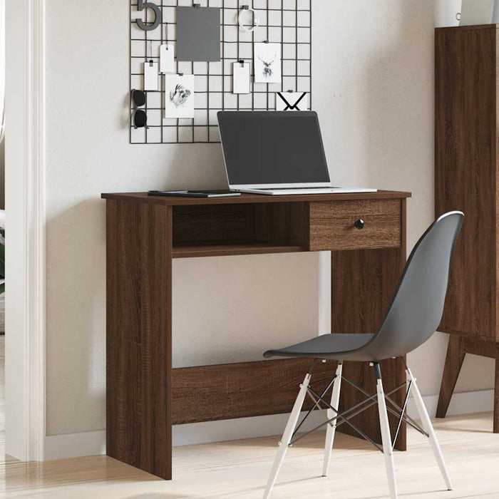 Birou Stejar maro 80x40x75 cm Lemn prelucrat - WALTI WALTI